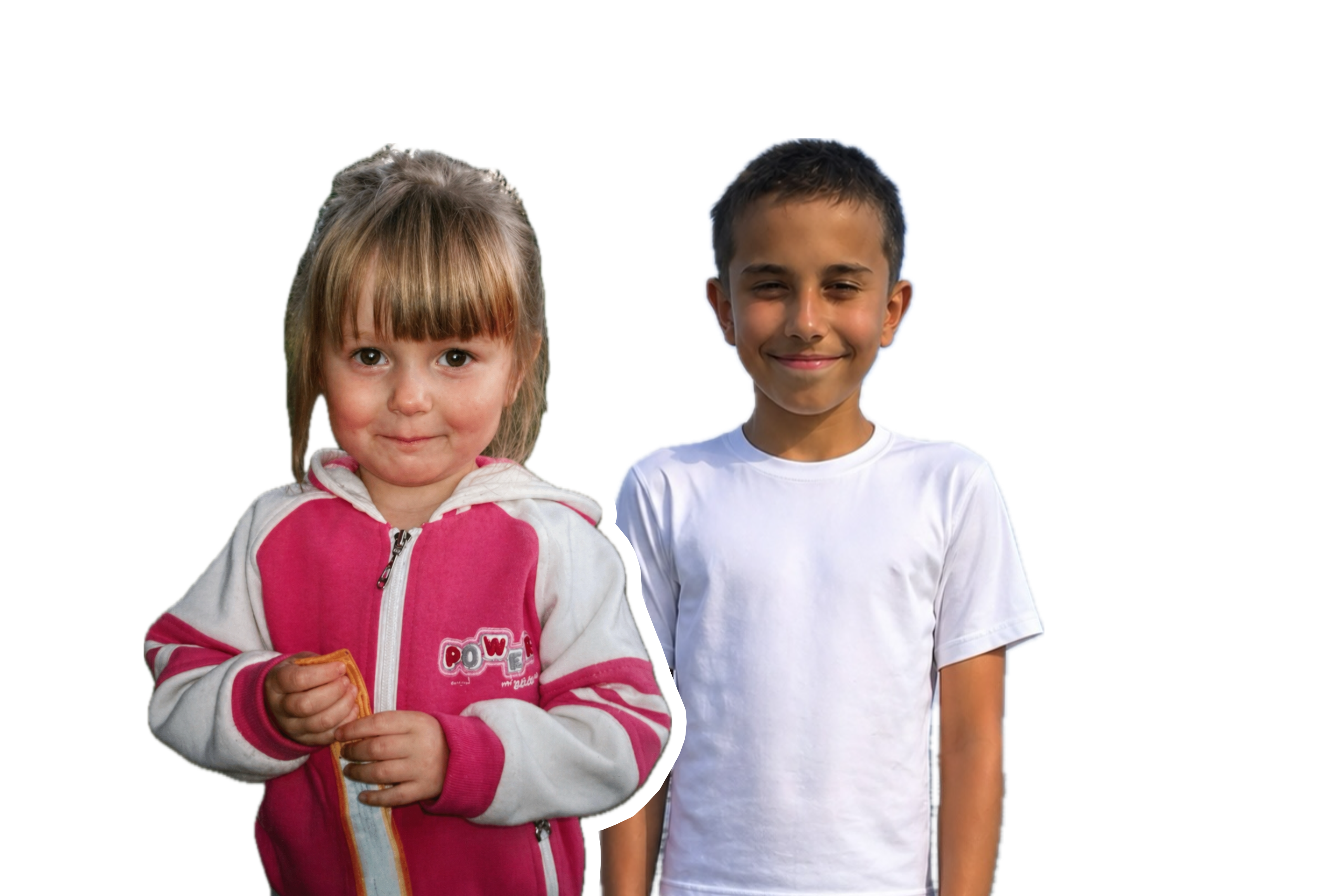 Детское фото Дианы и Егора